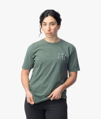 7mesh Unisex Eucalyptus/White / XS Podium Tee Unisex