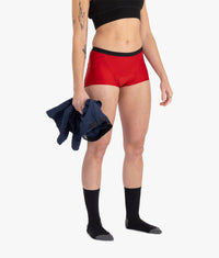 7mesh Women Cherry / XS Women's Foundation Bike Boxer Brief