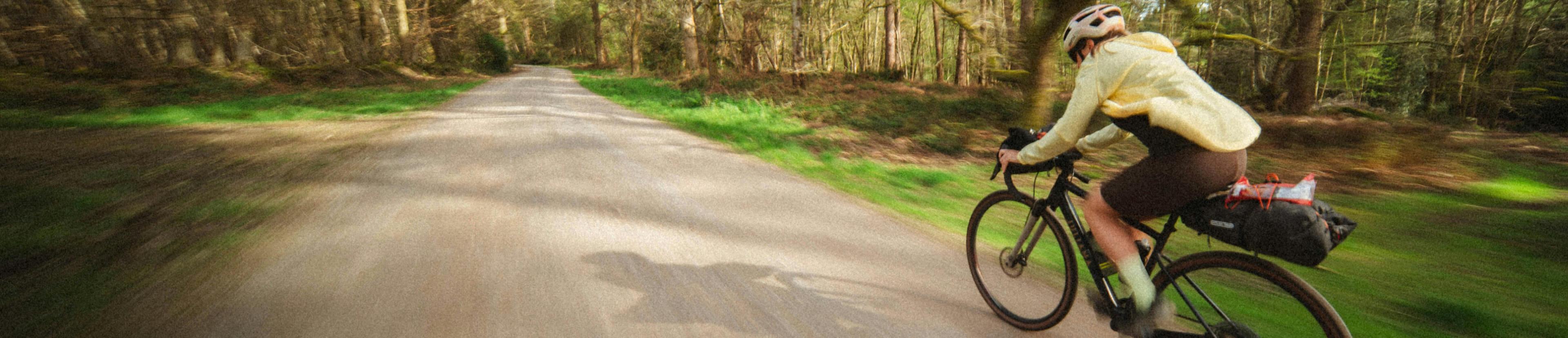 Woman on a bike