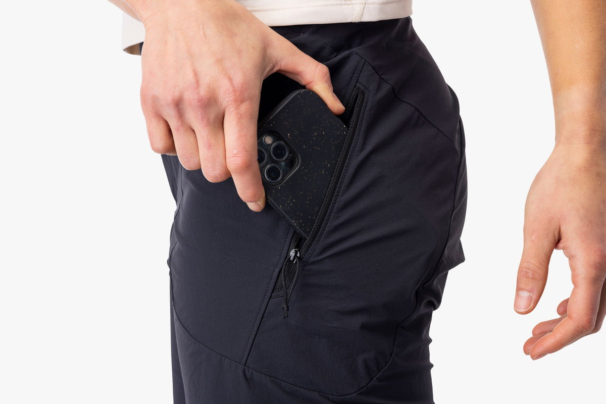 Two zippered side pockets for storage