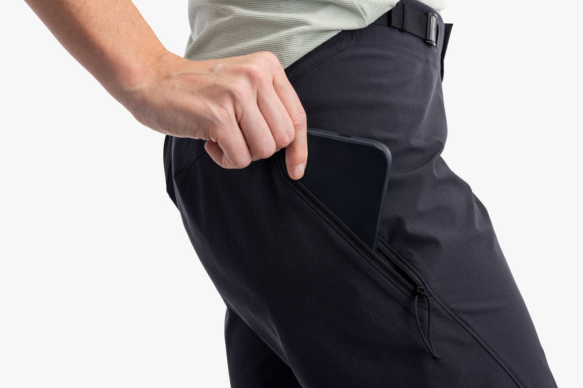 Two zippered side pockets for storage