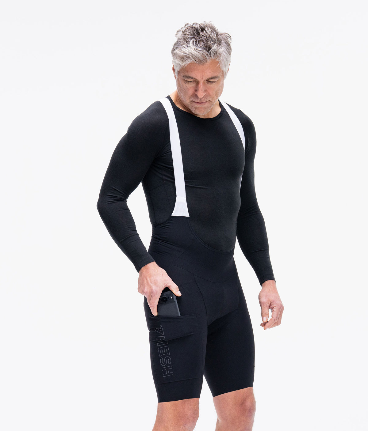 7mesh Men Black Men's RK2 Cargo Bib Short