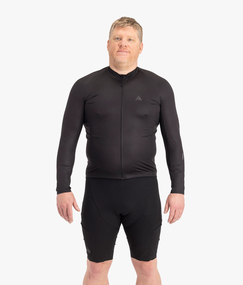 7mesh Men Men's Atlas Long Sleeve Jersey - Black