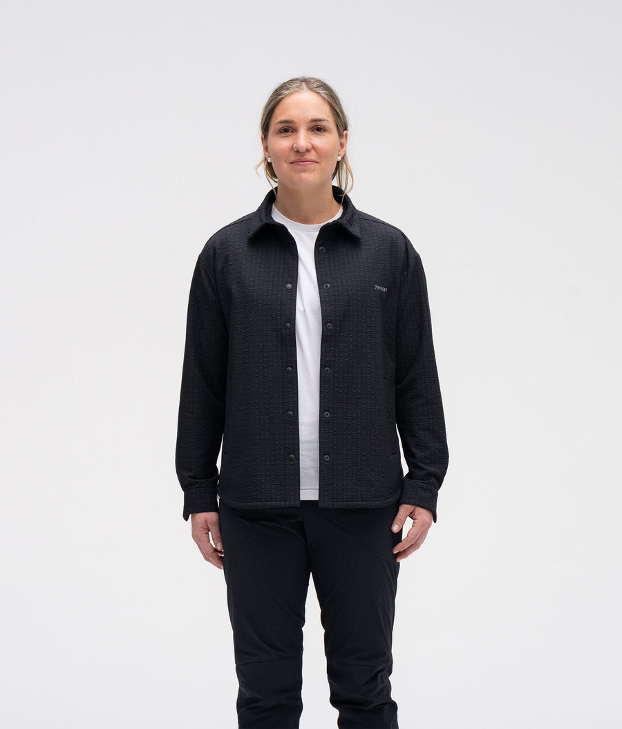 7mesh Women's Chilco Snap Shirt LS - Black