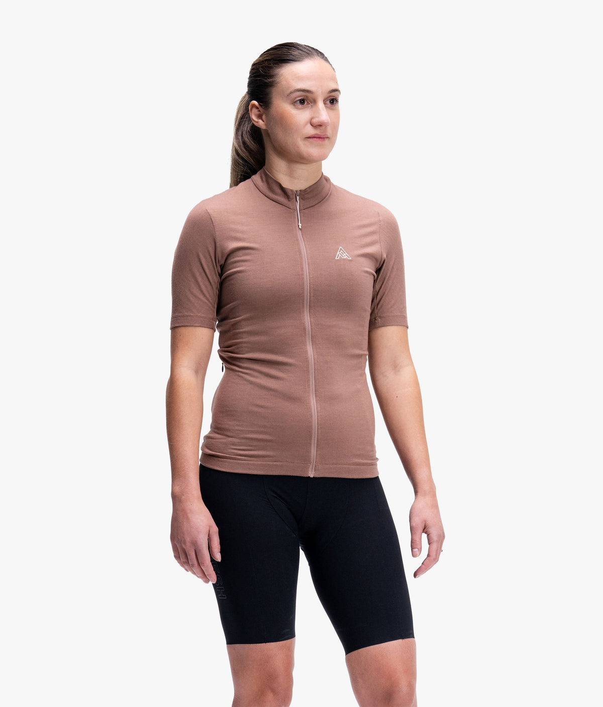 Women's Ashlu Merino Short Sleeve Jersey -Toffee