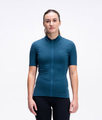 Women's Ashlu Merino Short Sleeve Jersey - Deep Sea