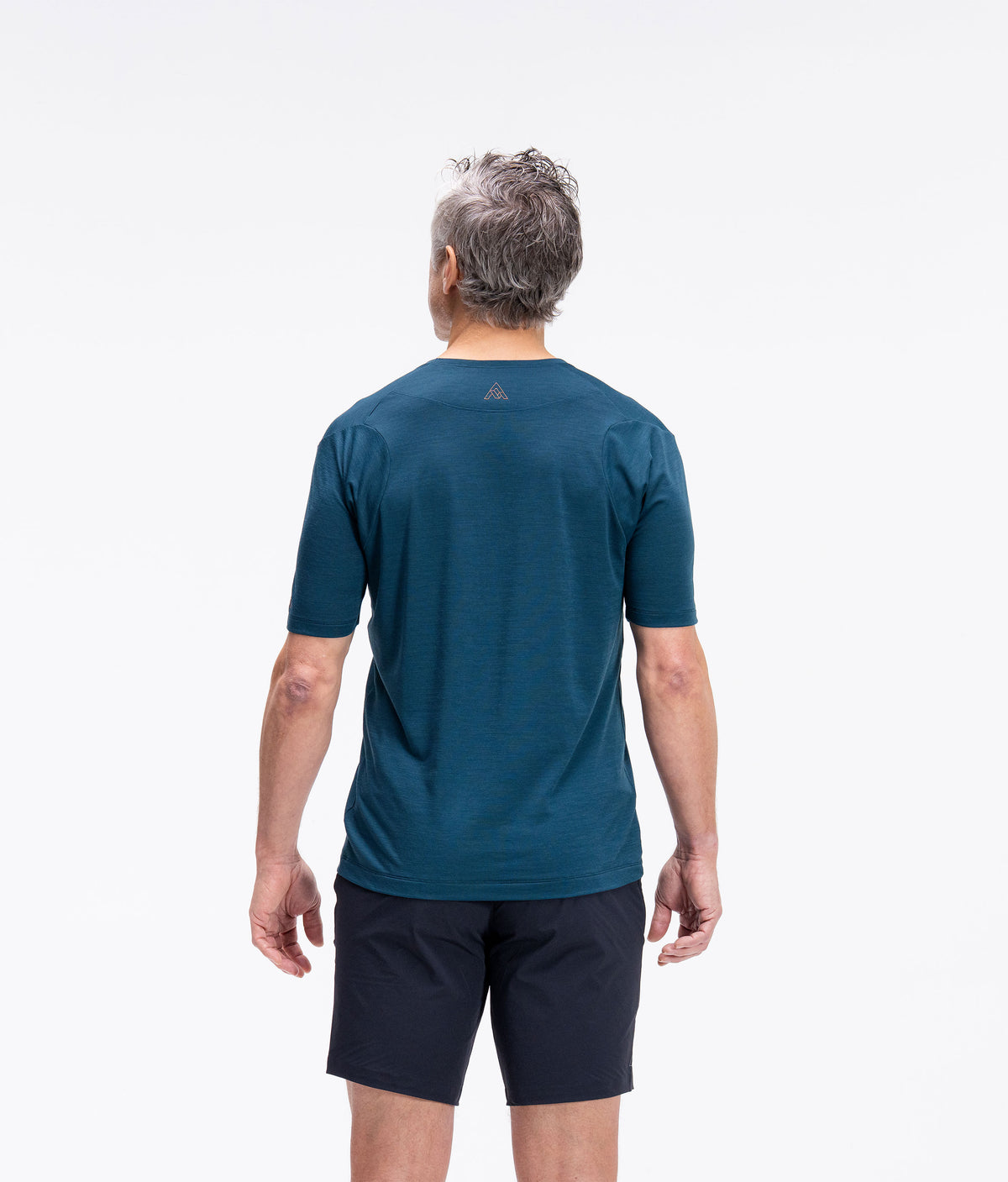 Men's Desperado Merino Short Sleeve Shirt - Deep Sea