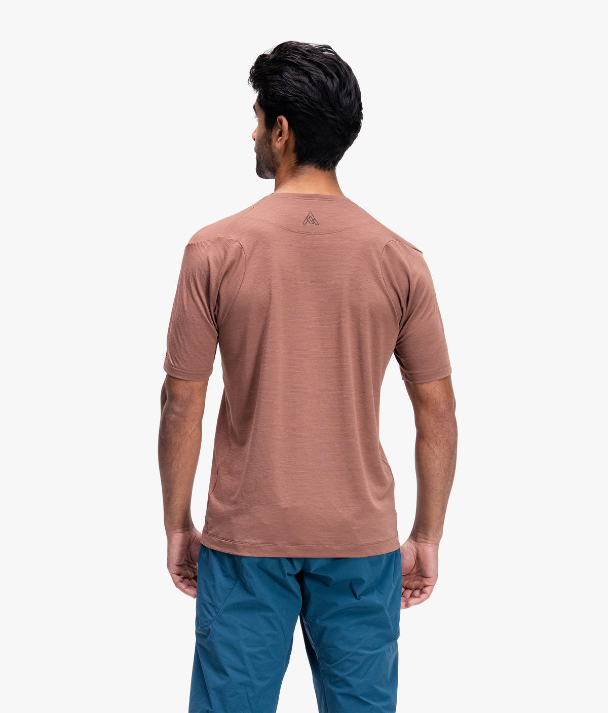 Men's Desperado Merino Short Sleeve Shirt - Toffee