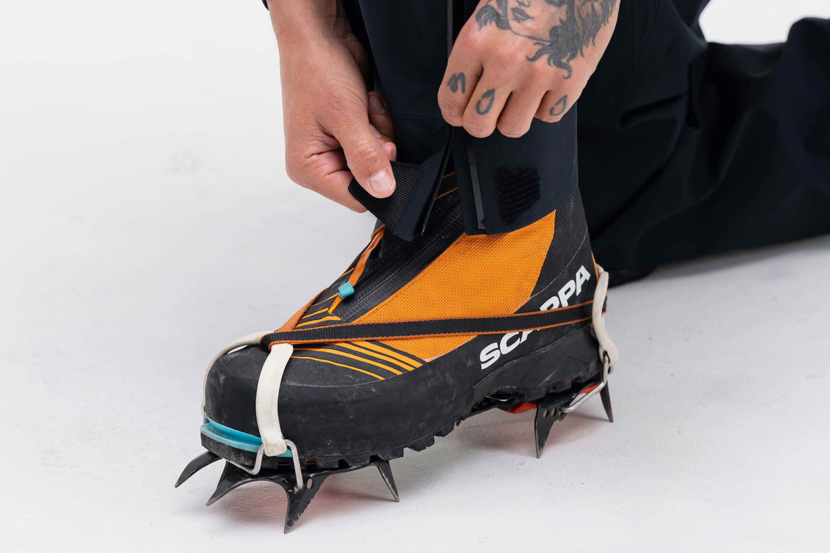 Compatible with mountaineering boot
