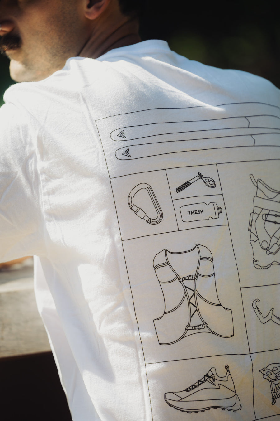 Podium Tee Unisex - Guardian/White